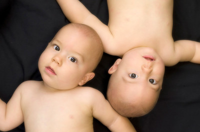 Classic Twin Baby Photo