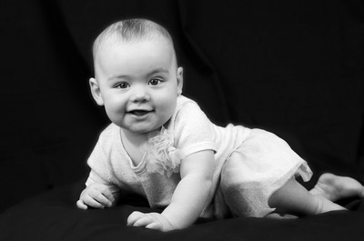 classic black and white baby